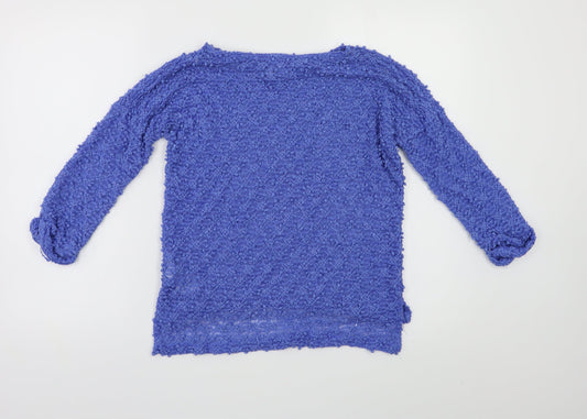 New Look Womens Blue Pullover Jumper Size 8