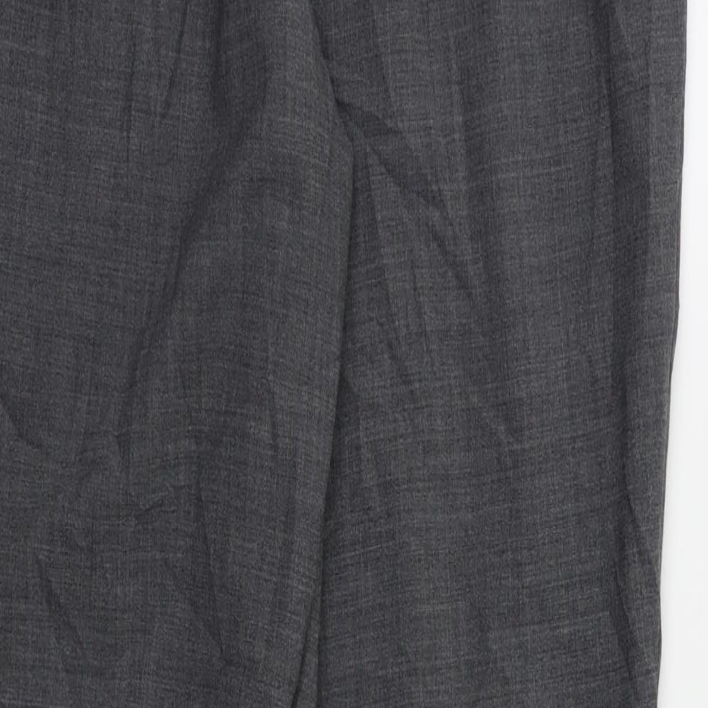Preworn Womens Grey Dress Pants Trousers Size 14 L30 in