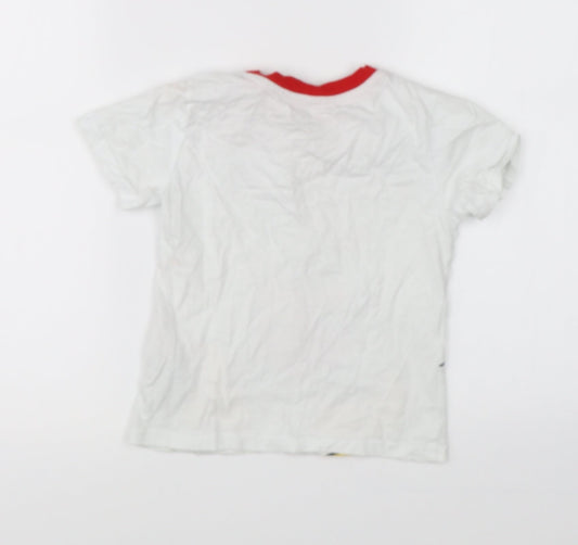 Disney Boys White Basic T-Shirt Size 3 Years - disney paris mickey mouse