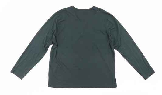 Burton Mens Green Henley Jumper Size XL