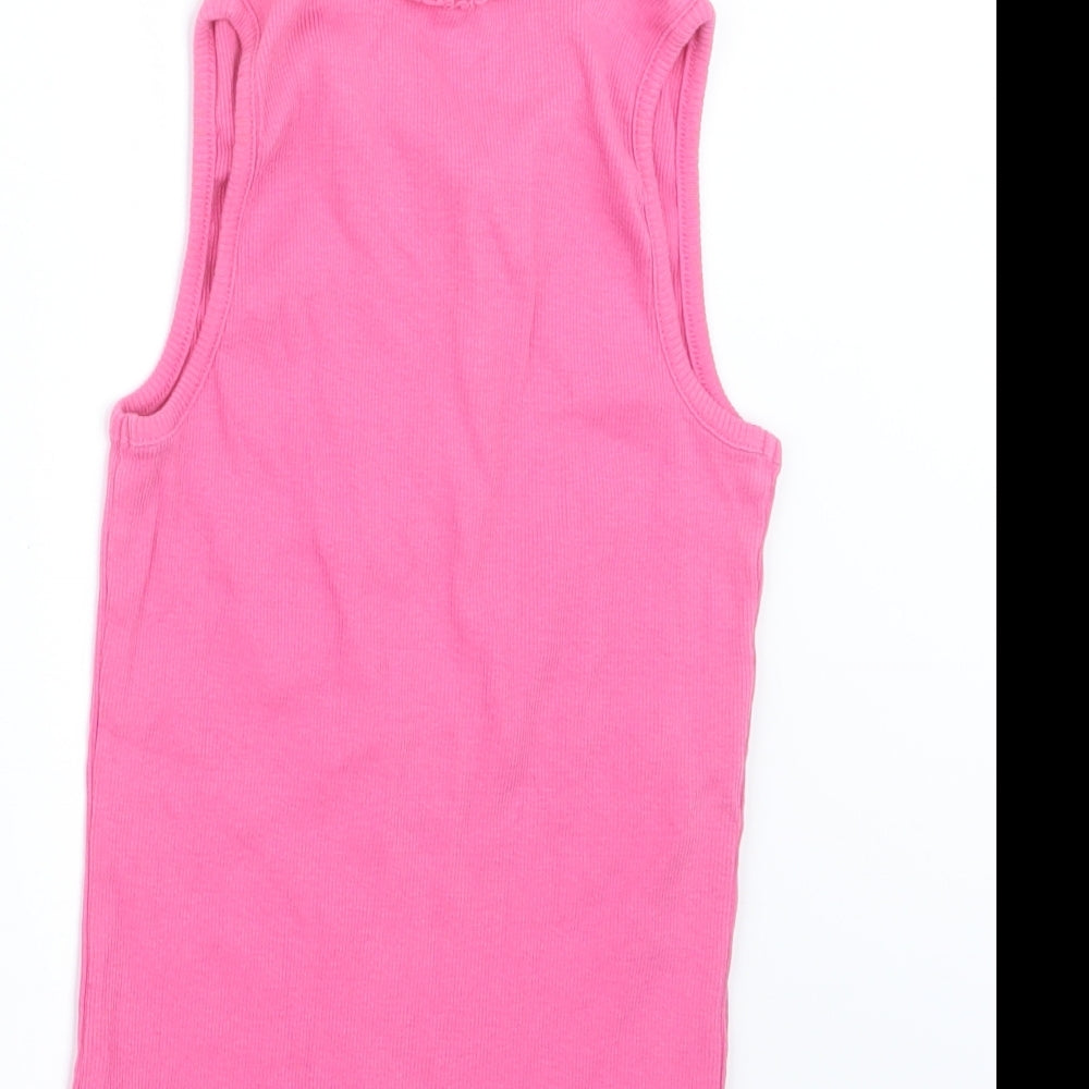 George Girls Pink Basic Tank Size 10-11 Years