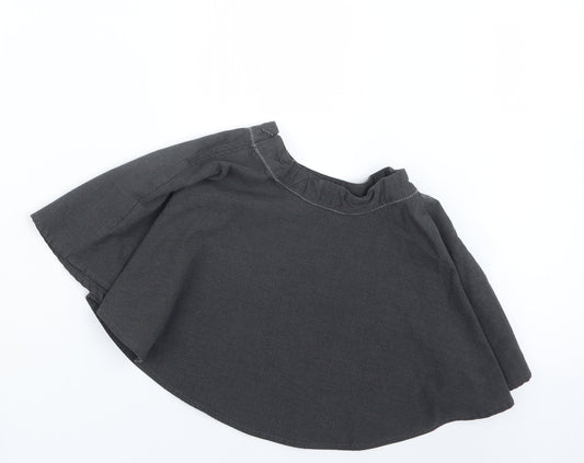 Marks and Spencer Girls Grey A-Line Skirt Size 7-8 Years