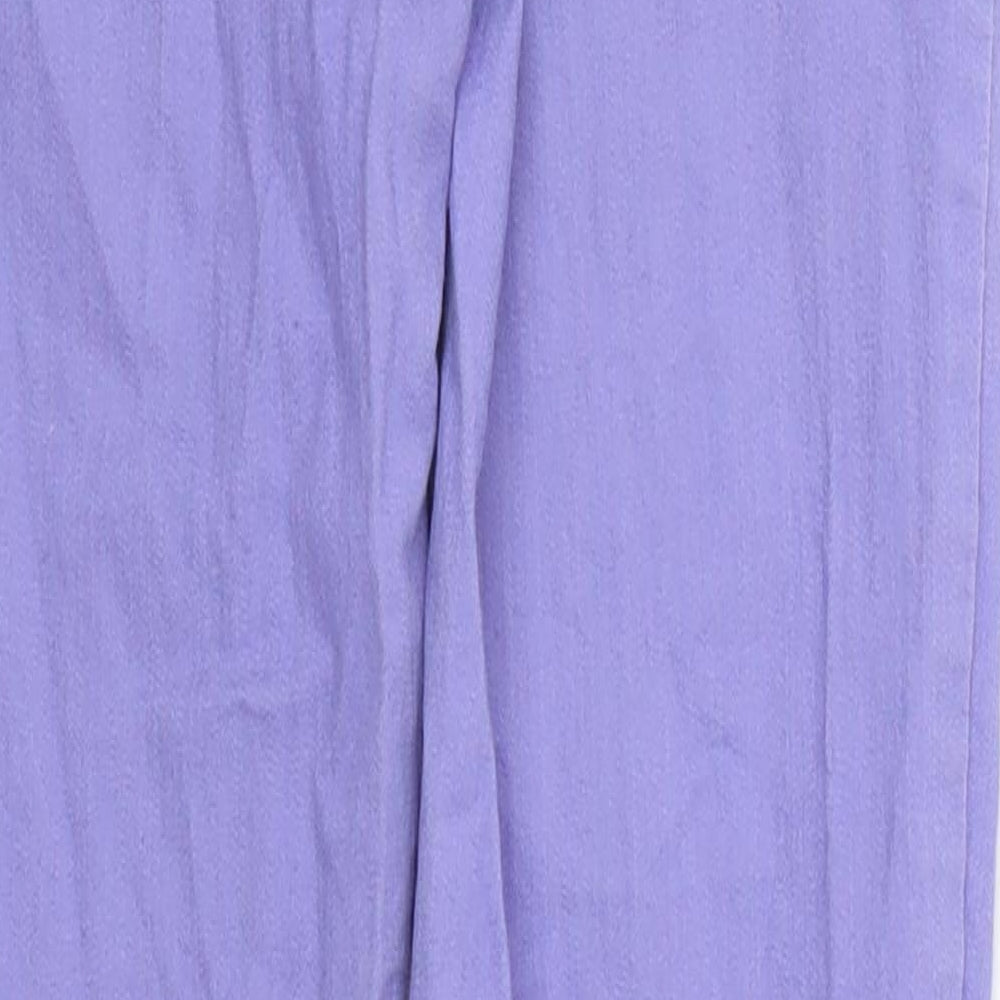 FOREVER 21 Womens Purple Denim Skinny Jeans Size 6 L27 in