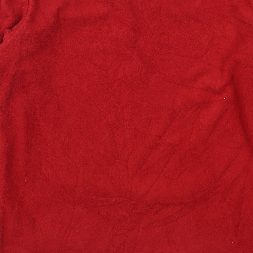 Night & Day Womens Red Solid Top Pyjama Top Size M