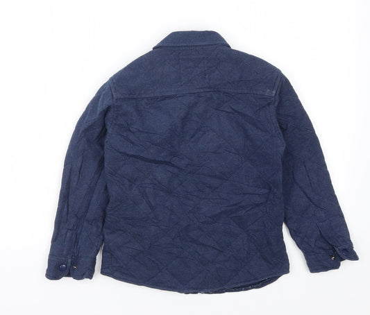 Primark Boys Blue Basic Button-Up Size 5-6 Years