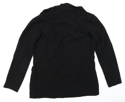 Promod Womens Black Jacket Blazer Size 14