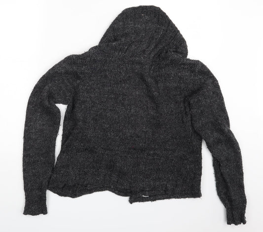 QED London Womens Grey Cardigan Jumper Size M