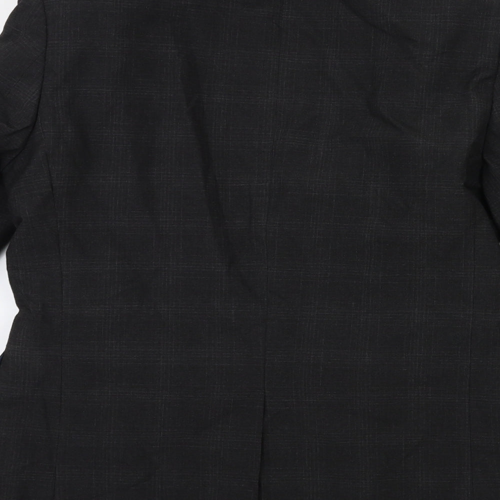 Marks and Spencer Mens Grey Check Jacket Suit Jacket Size 38