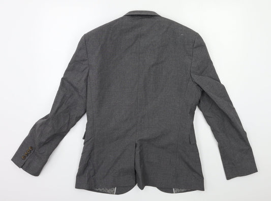 NEXT Mens Grey Jacket Suit Jacket Size 38