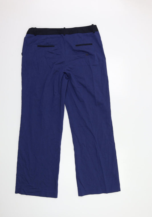 NEXT Womens Blue Trousers Size 34 in L31 in