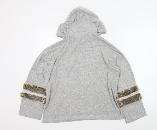 River Island Womens Grey Pullover Jumper Size M
