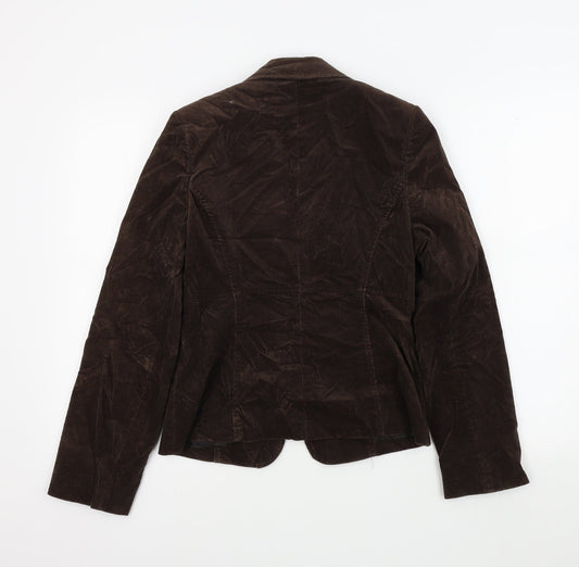 AMARANTO Womens Brown Jacket Size 10