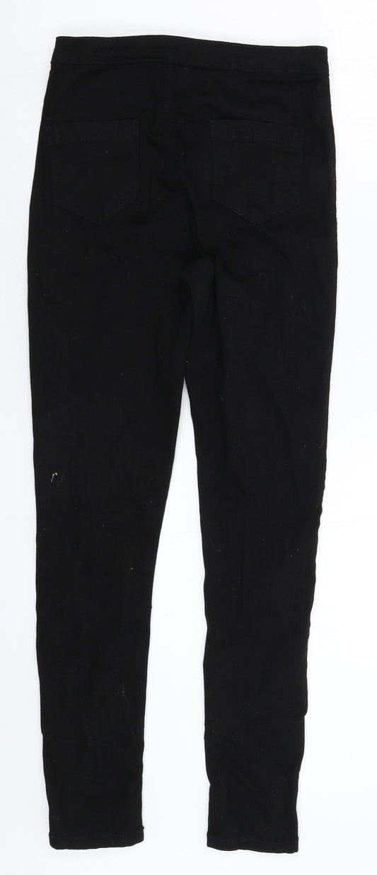 Candy Couture Womens Black Denim Jegging Leggings Size 26 in L27 in