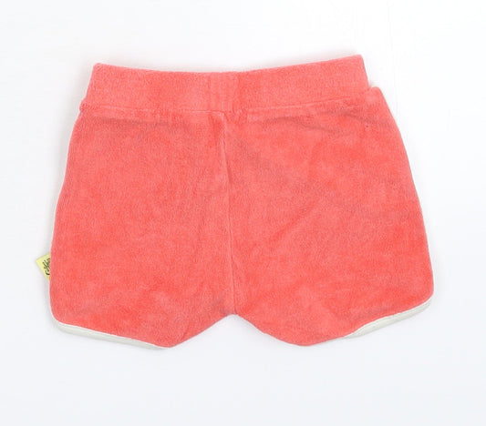 NEXT Girls Pink Cropped Trousers Size 9-12 Months - Shorts