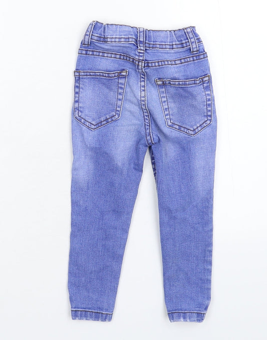 Denim & Co. Baby Blue Denim Capri Jeans Size 18-24 Months