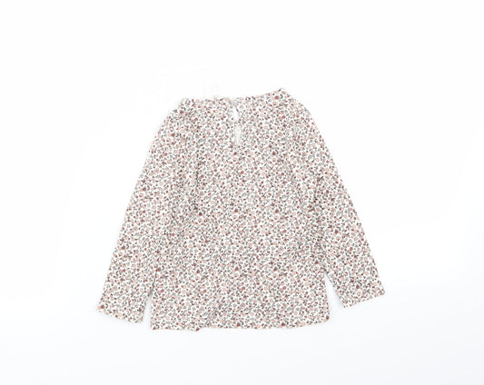 H&M Girls Multicoloured Floral Basic T-Shirt Size 12 Months
