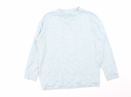 M&S Womens Blue Basic T-Shirt Size 10