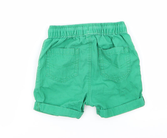 Asda George Boys Green Capri Trousers Size 12-18 Months - chino shorts