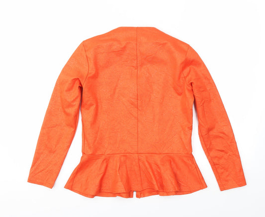 River Island Womens Orange Jacket Size 8