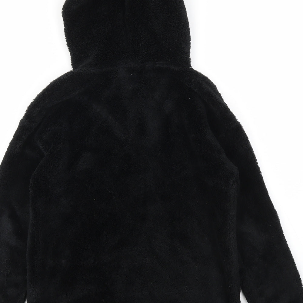 Gap Girls Black Full Zip Jumper Size M