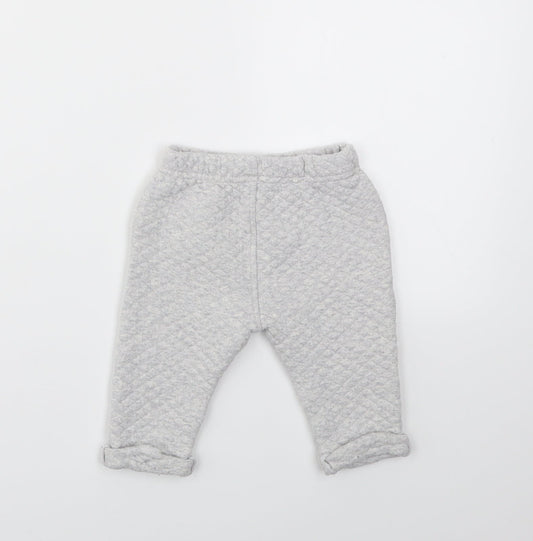 M&S Boys Grey Capri Trousers Size 6-9 Months