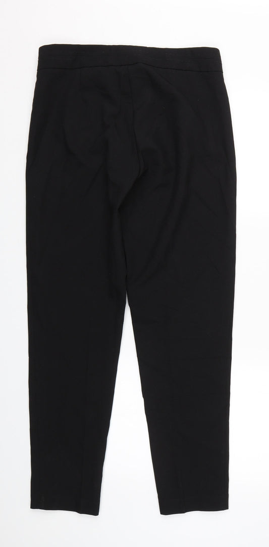 Avenue Womens Black Trousers Size 10 L27 in