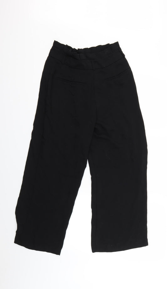 River Island Womens Black Trousers Size 10 L21 in