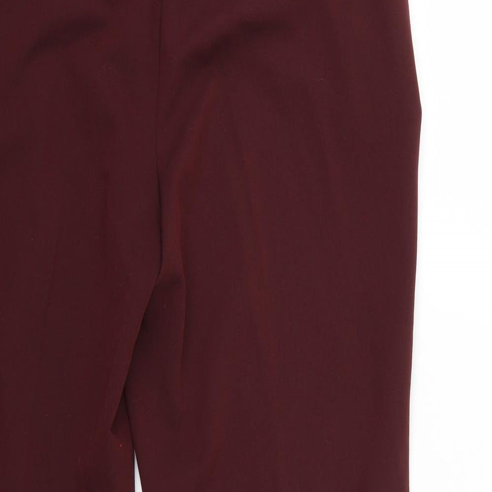 Dorothy Perkins Womens Red Capri Trousers Size 8 L22 in
