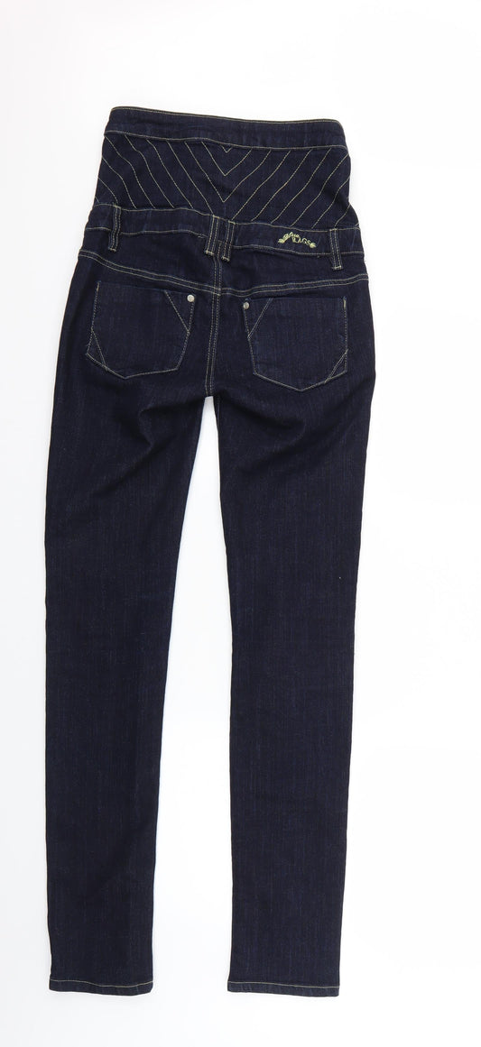 Blue Rags Womens Blue Denim Skinny Jeans Size 8 L29 in