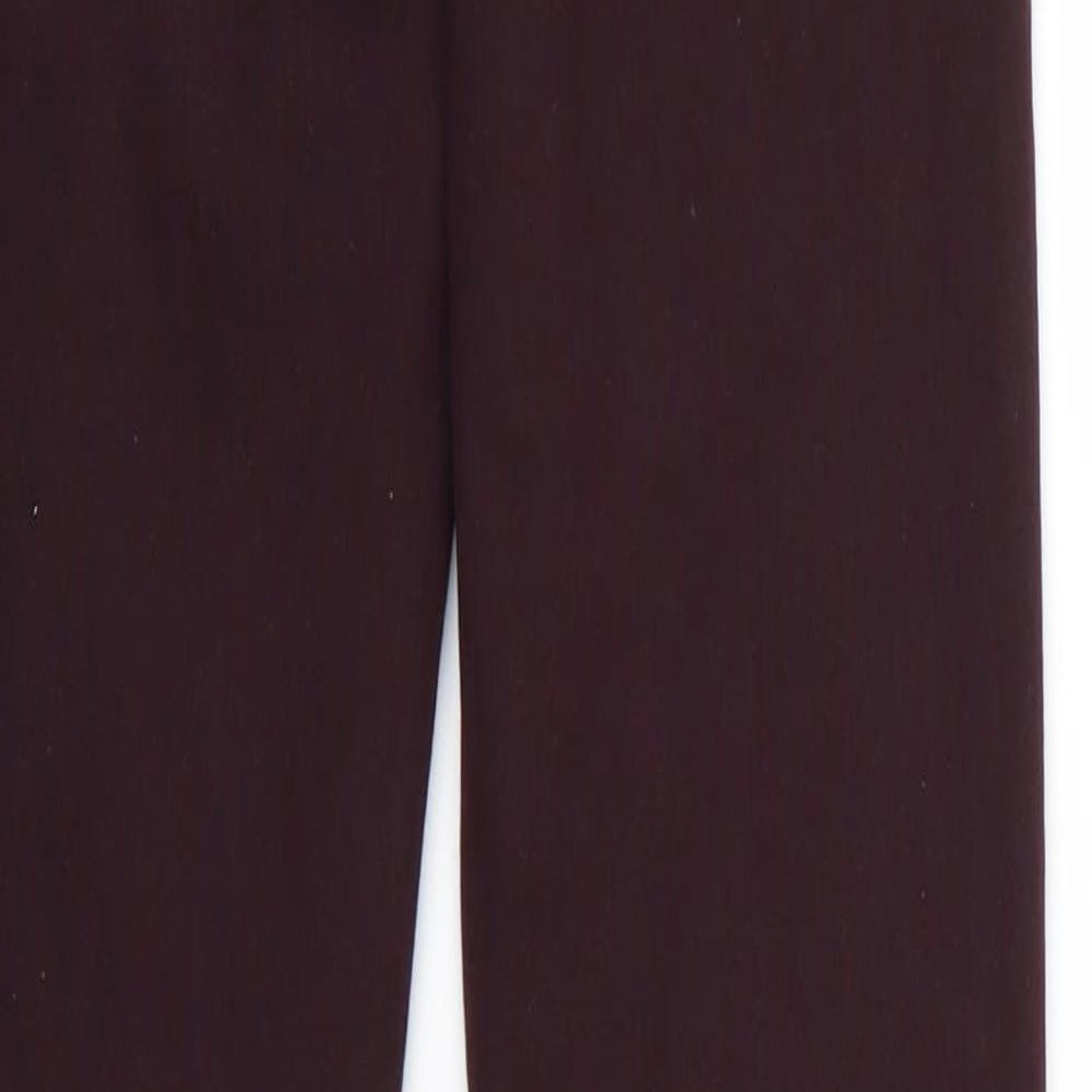 Topshop Womens Red Denim Skinny Jeans Size 26 in L29 in