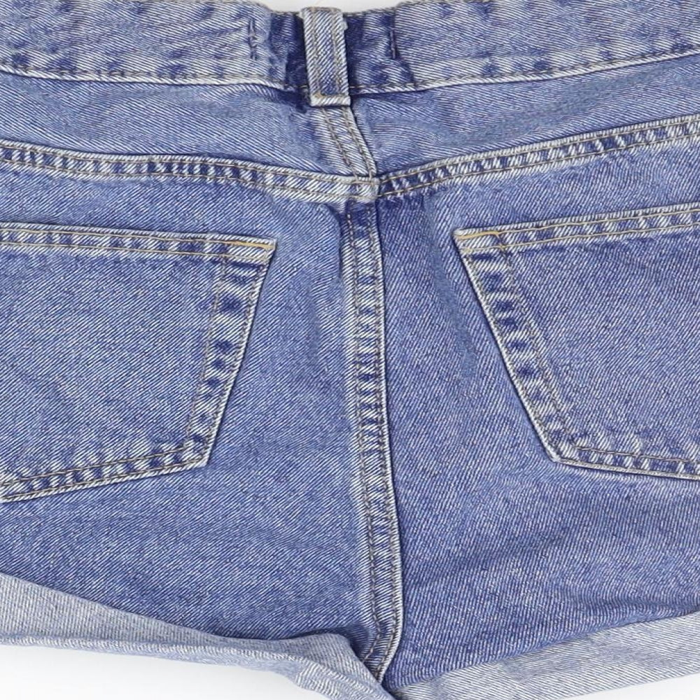 deniem co Womens Blue Cut-Off Shorts Size 10