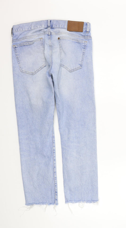 H&M Womens Blue Straight Jeans Size 29 in L32 in