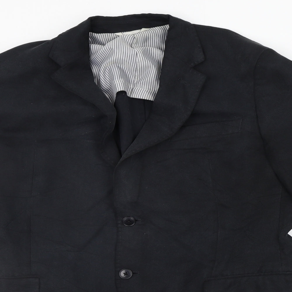 Armani Collezioni Womens Black Jacket Blazer Size 22