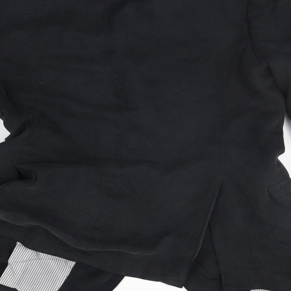 Armani Collezioni Womens Black Jacket Blazer Size 22