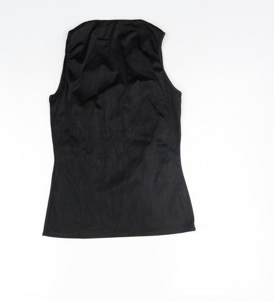 Marks and Spencer Womens Black Basic Tank Size 8