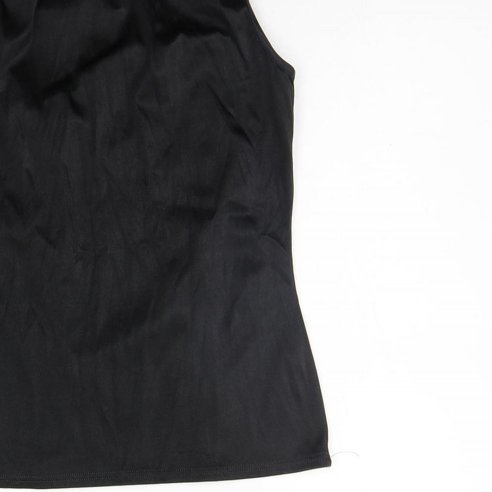 Marks and Spencer Womens Black Basic Tank Size 8