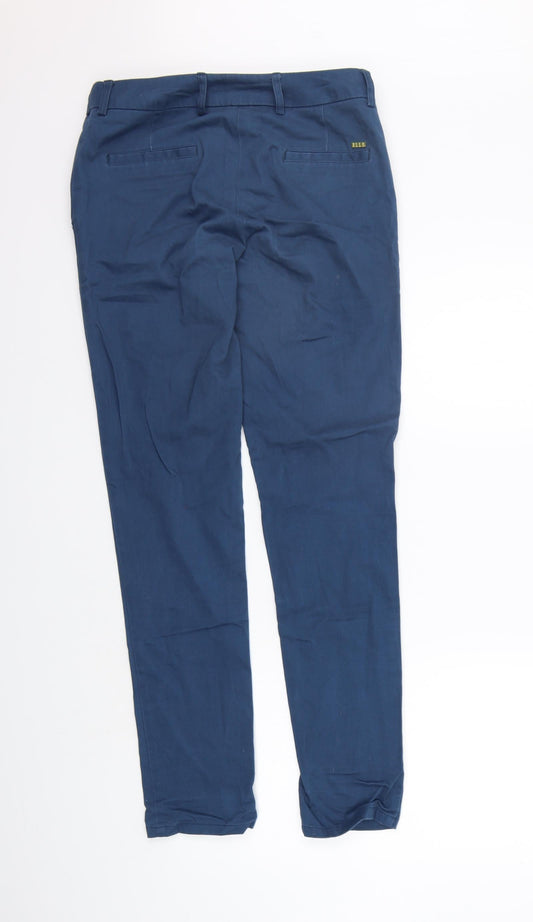 ELLE Womens Green Trousers Size 8 L28 in