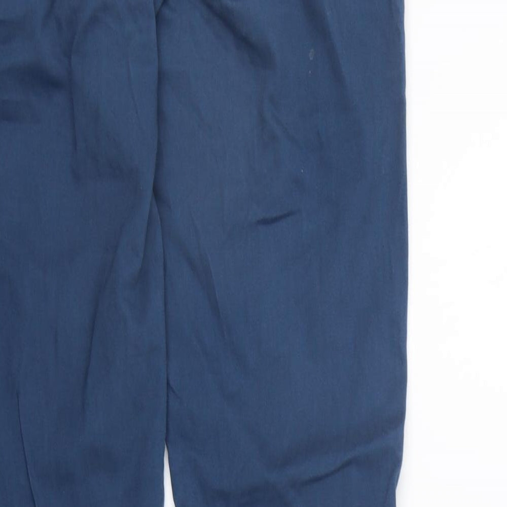 ELLE Womens Green Trousers Size 8 L28 in
