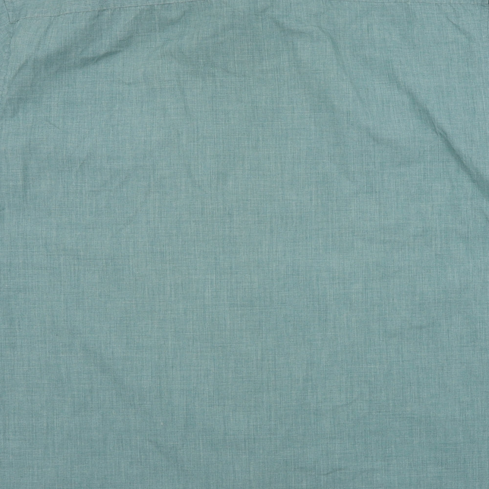 BHS Mens Green Button-Up Size L
