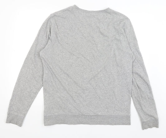Divided Mens Grey Pullover Jumper Size L