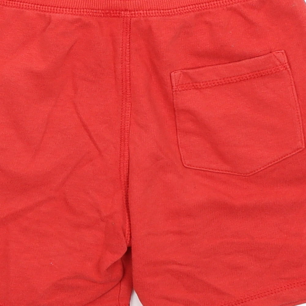 George Boys Red Sweat Shorts Size 6-7 Years