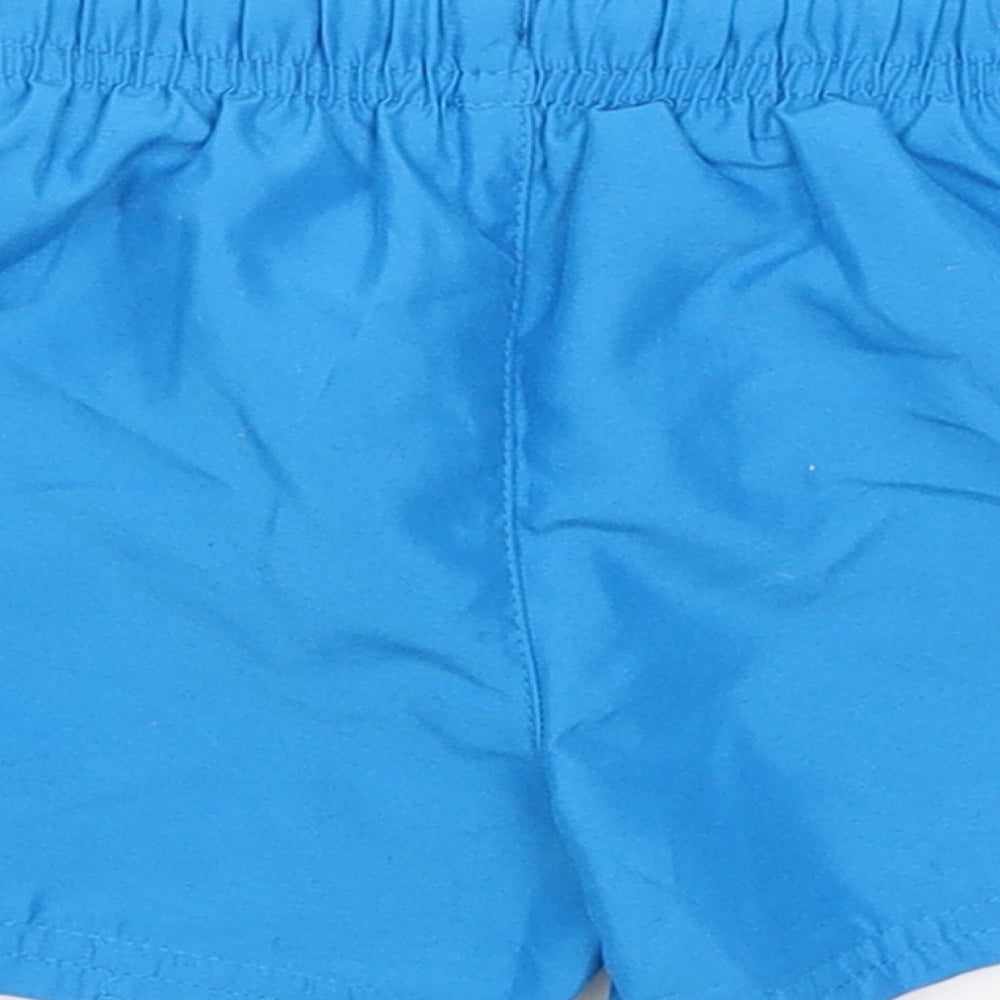 Brand and care label for George Baby Blue Cropped Trousers, size 18-24, Months - Swim