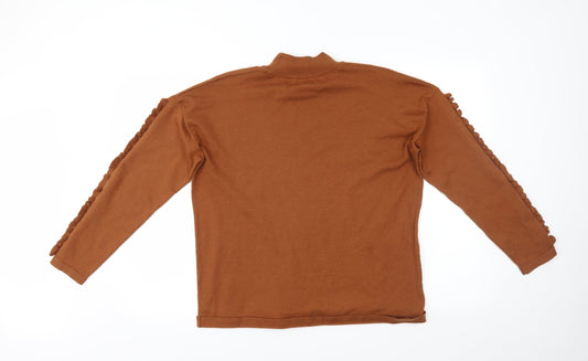 Papaya Womens Brown Pullover Jumper Size L