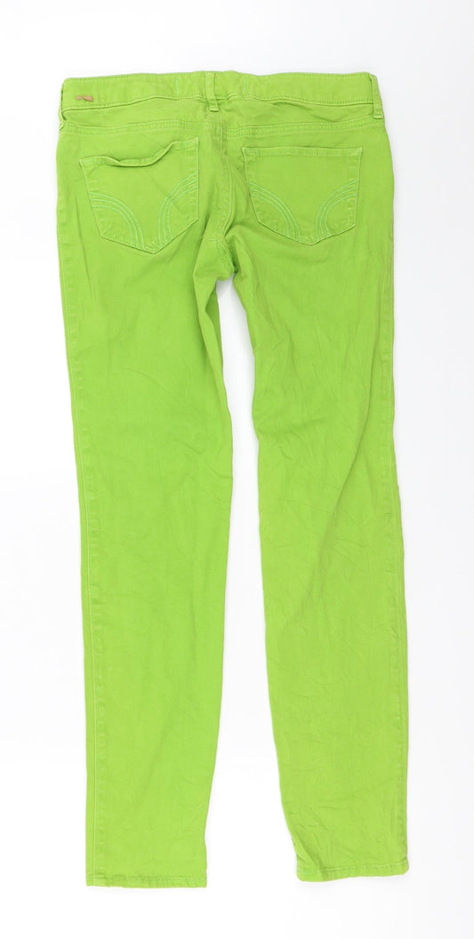 Hollister Womens Green Skinny Jeans Size 25 in L28 in