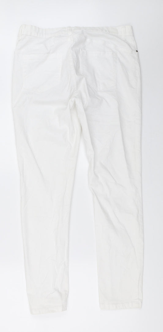Jones New York Womens White   Skinny Jeans Size 42 L28.5 in