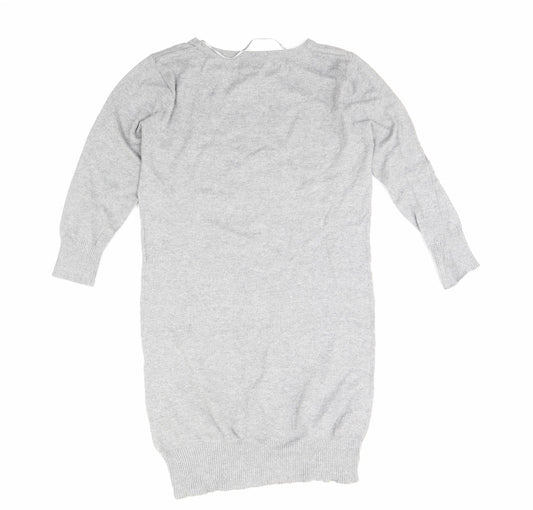 Internacionale Womens Grey Pullover Jumper Size 12 - I Love Fashion