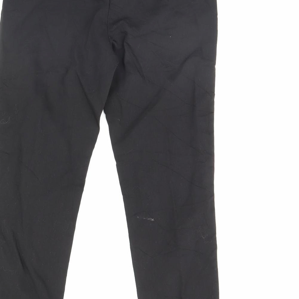 H&M Womens Black Dress Pants Trousers Size 8 L25 in
