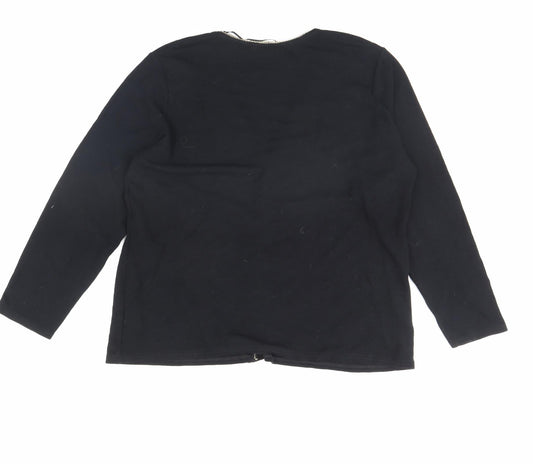 Bonmarché Womens Black Cardigan Jumper Size M