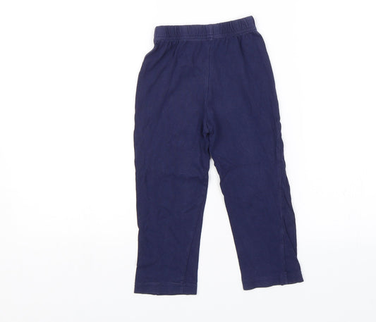 Preworn Girls Blue Jogger Trousers Size 2-3 Years