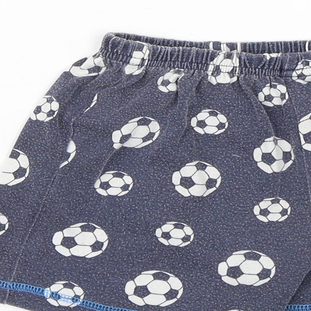 Matalan Baby Blue Sweatpants Trousers Size 18-24 Months - Football